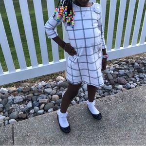 Janie and jack white dress size 7